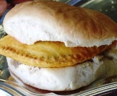 Famous Jamaican Patty and Coco Bread.  Coco bread goes well with jamaican beef patties, chicken patties, vegetable patties, shrimp patties, or soya patties.  You decide which Jamaican patty you'll wrap into a soft, buttery coco bread.  Jamaican food.  Jamaican culture.  Caribbean food.  Sam's Caribbean Marketplace.  