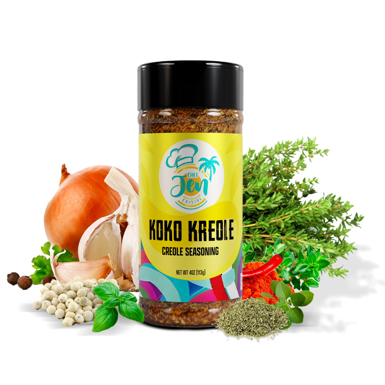 Chef Jen Cuisine Koko Kreole Seasoning 5 Oz.