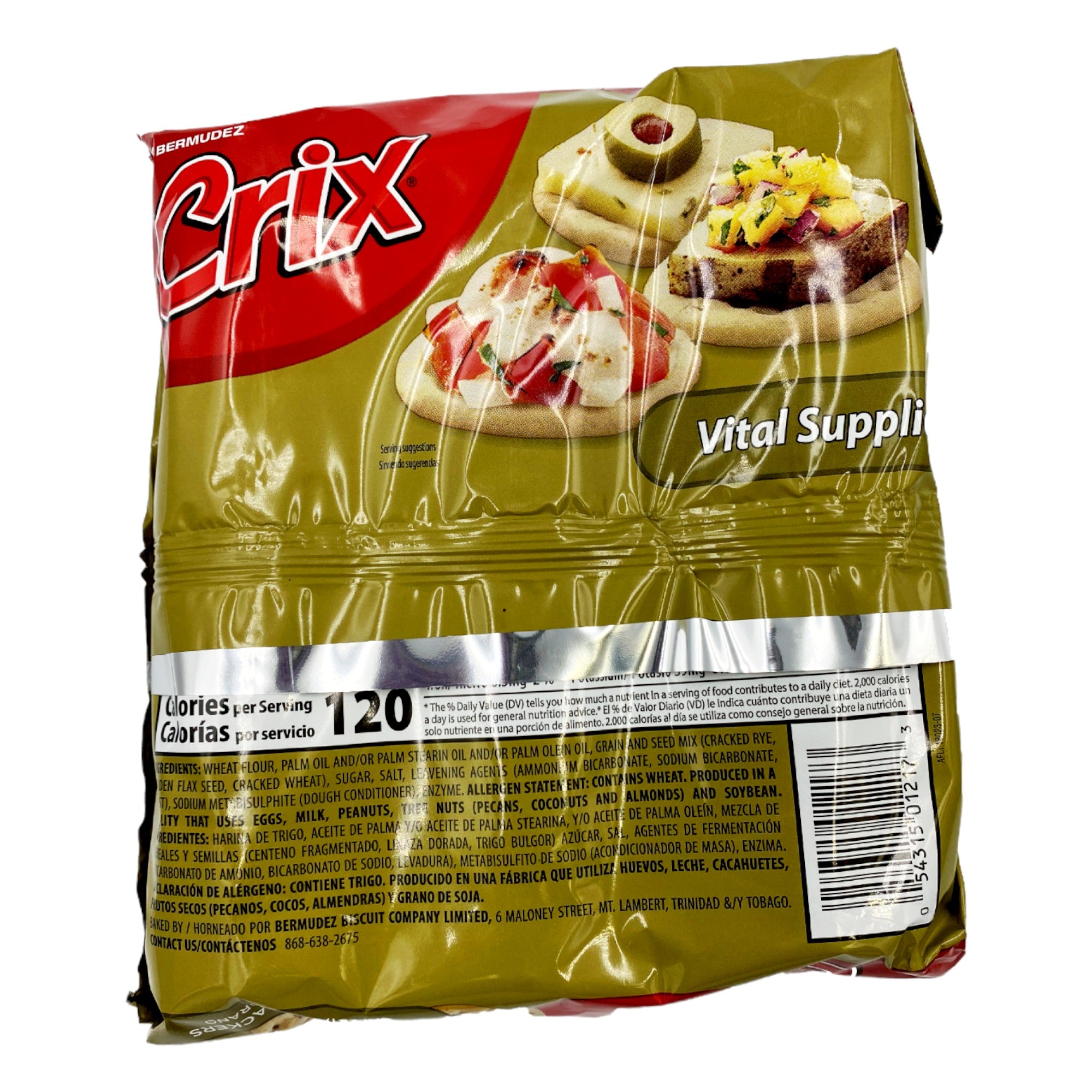 BERMUDEZ CRIX MULTIGRAIN CRACKERS 10 OZ