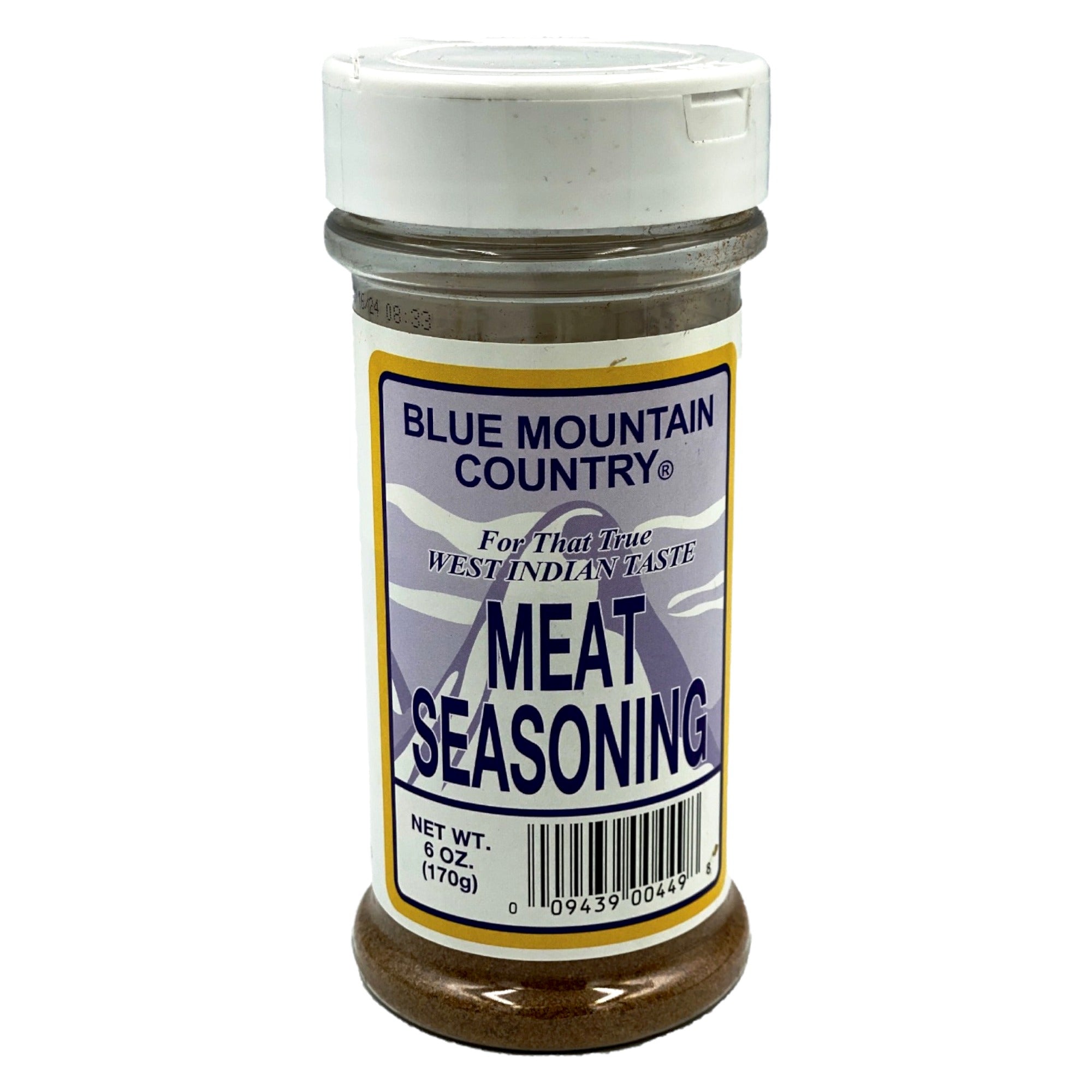 BLUE MOUNTAIN MEAT SEASONING 6 OZ