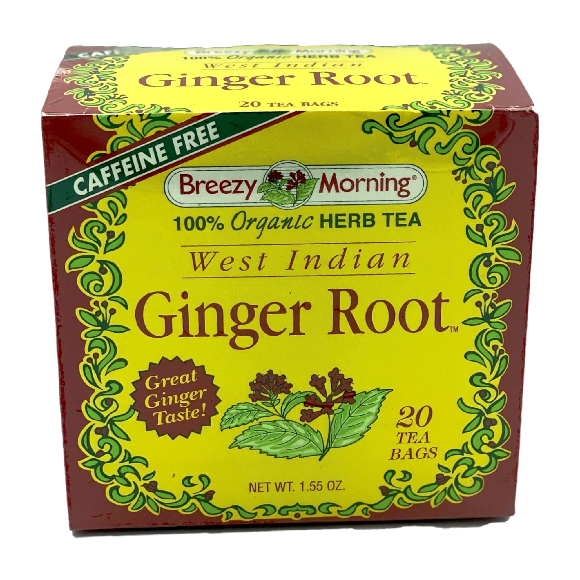 BREEZY MORNING GINGER ROOT TEA 1.5 OZ