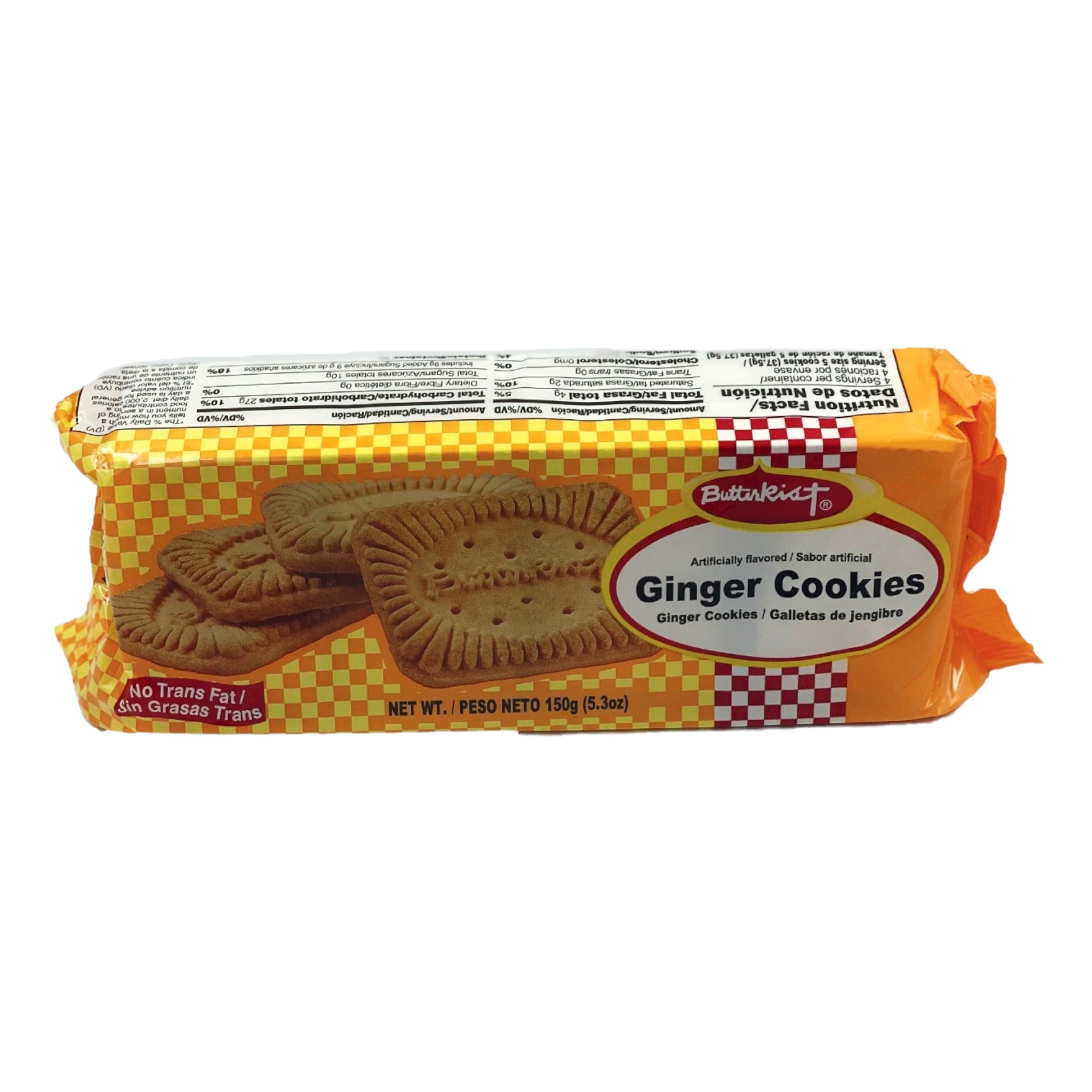 BUTTERKIST GINGER COOKIES 5.3 OZ