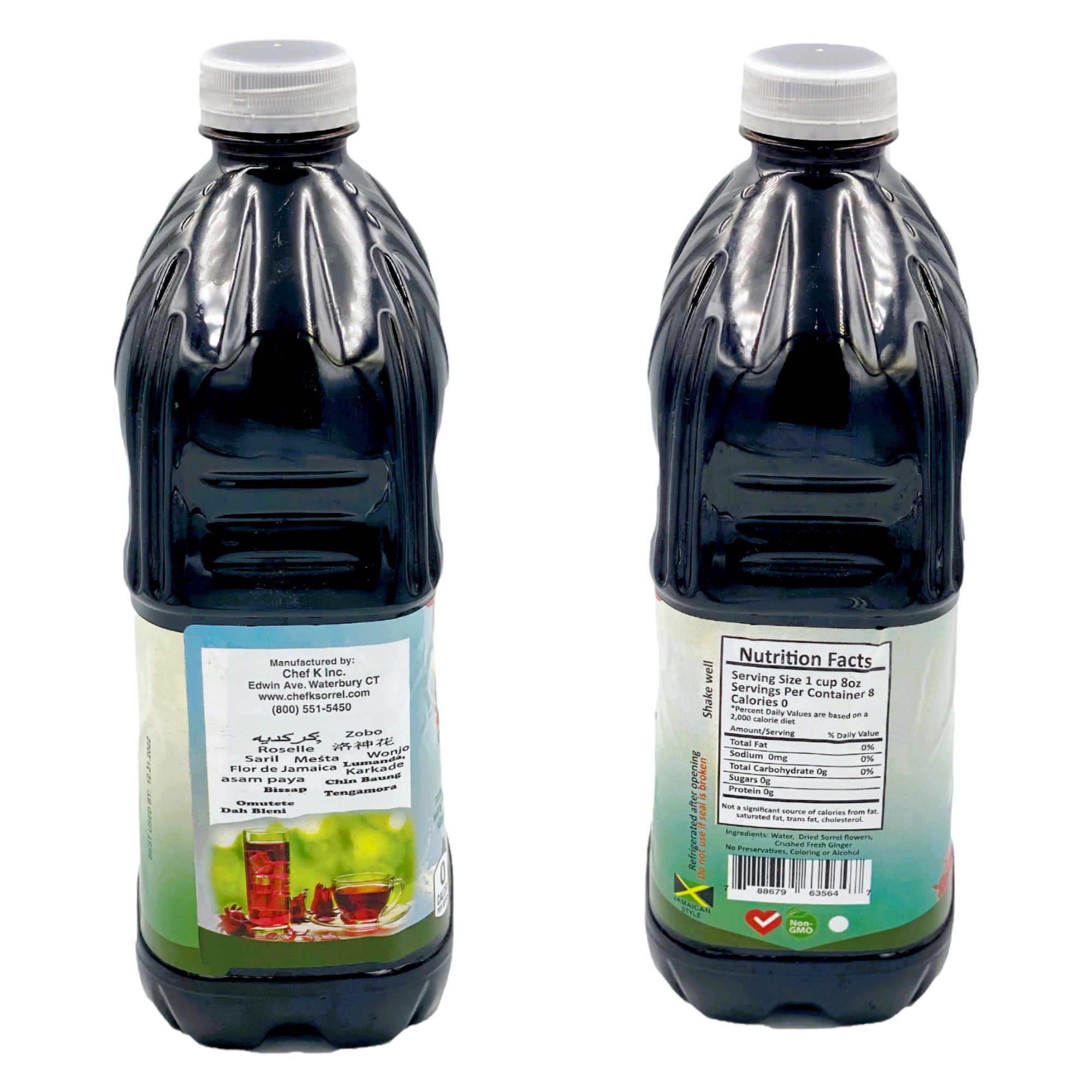 CHEF K SORREL DRINK UNSWEETENED 64 OZ