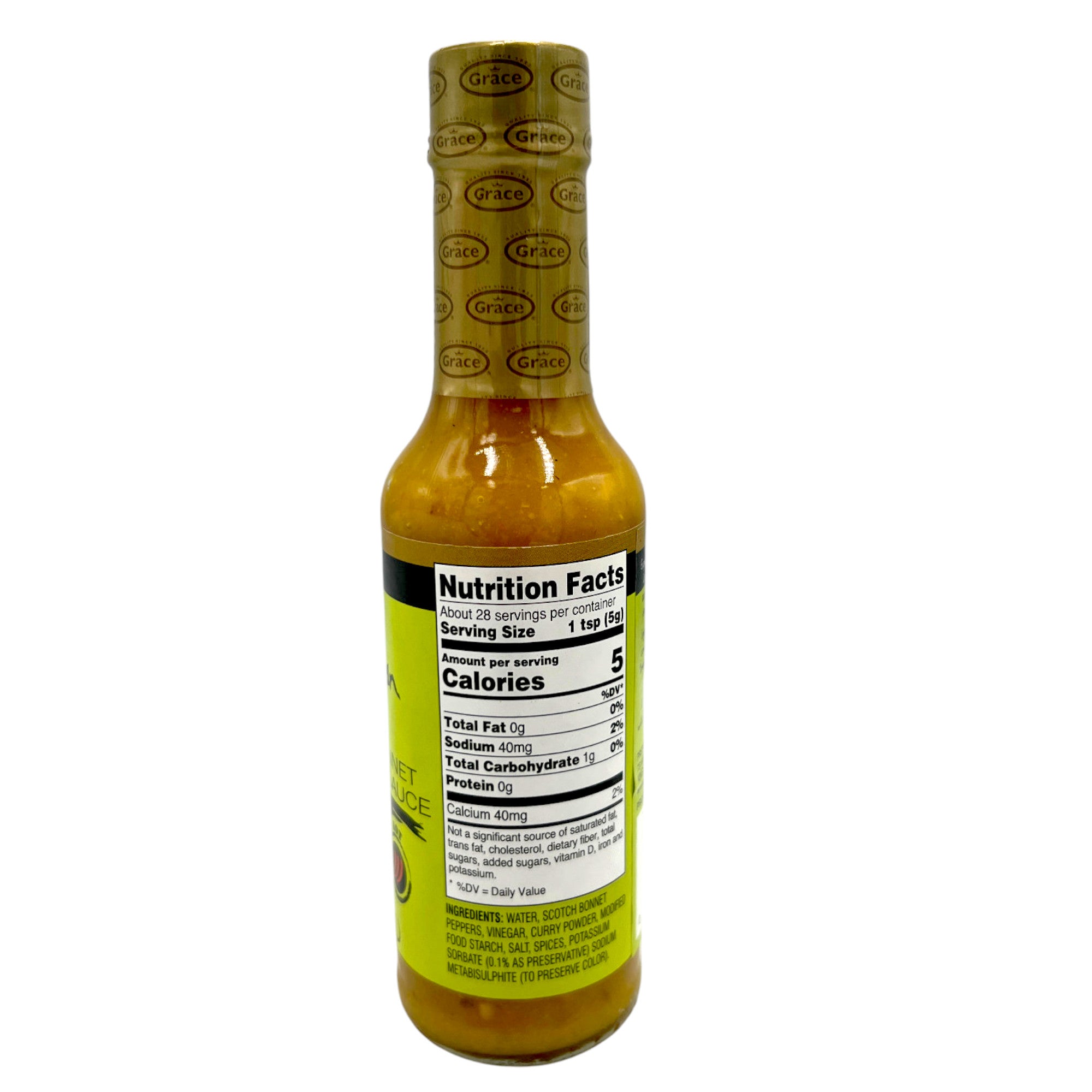 Grace Curry Scotch Bonnet Pepper Sauce 5 Oz