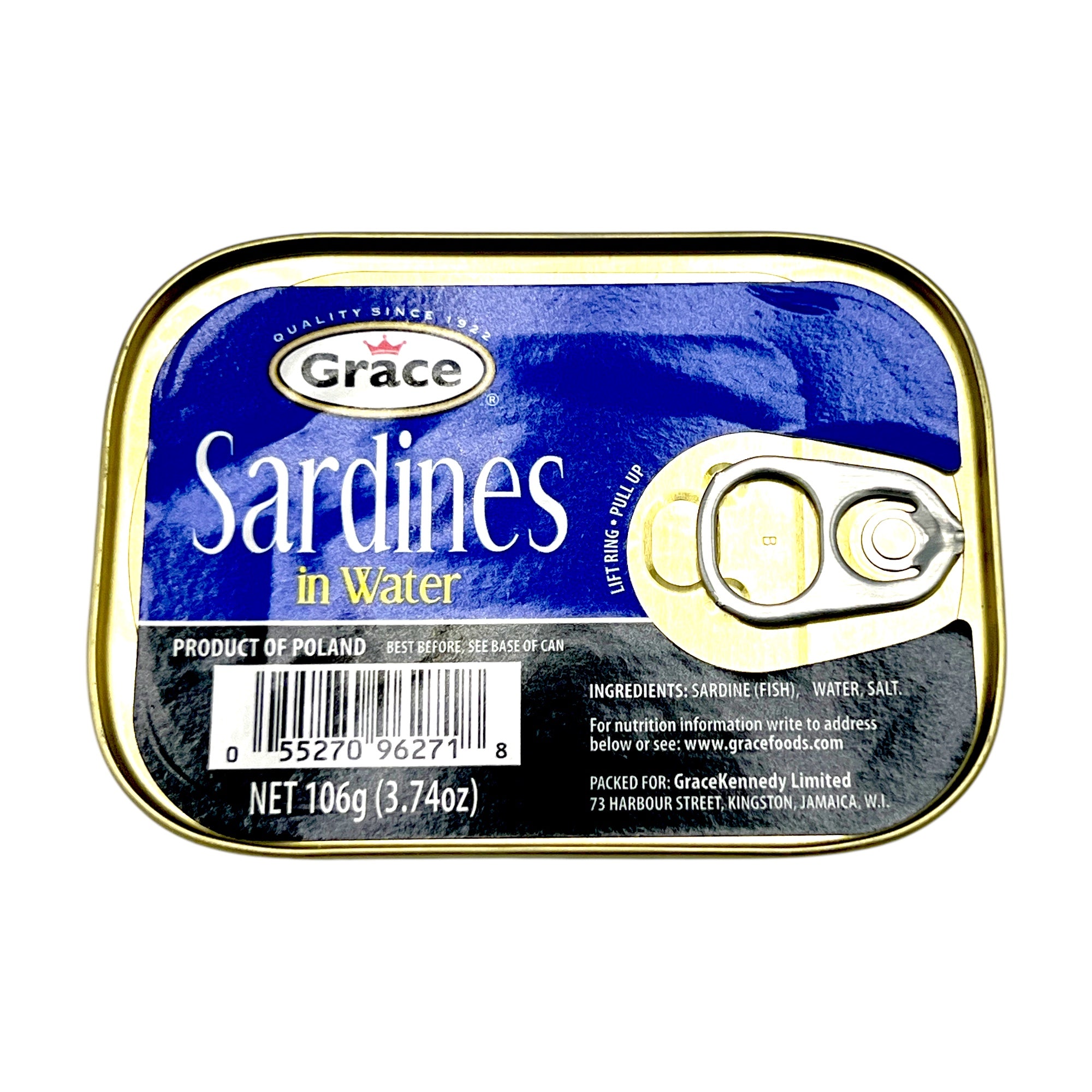 Grace Sardines In Water 3.74 Oz