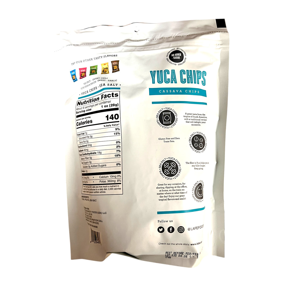 La Fe Cassava (Yuca) Chips 5.3 Oz