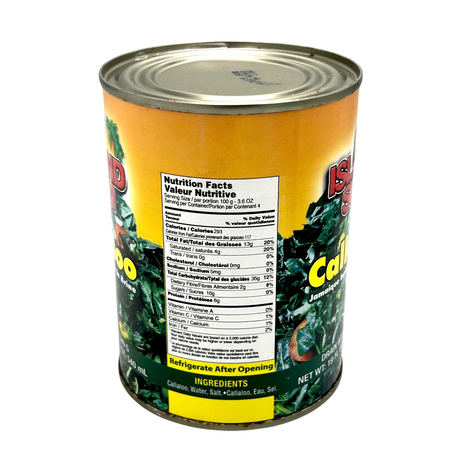 Island Sun Callaloo 19 Oz.