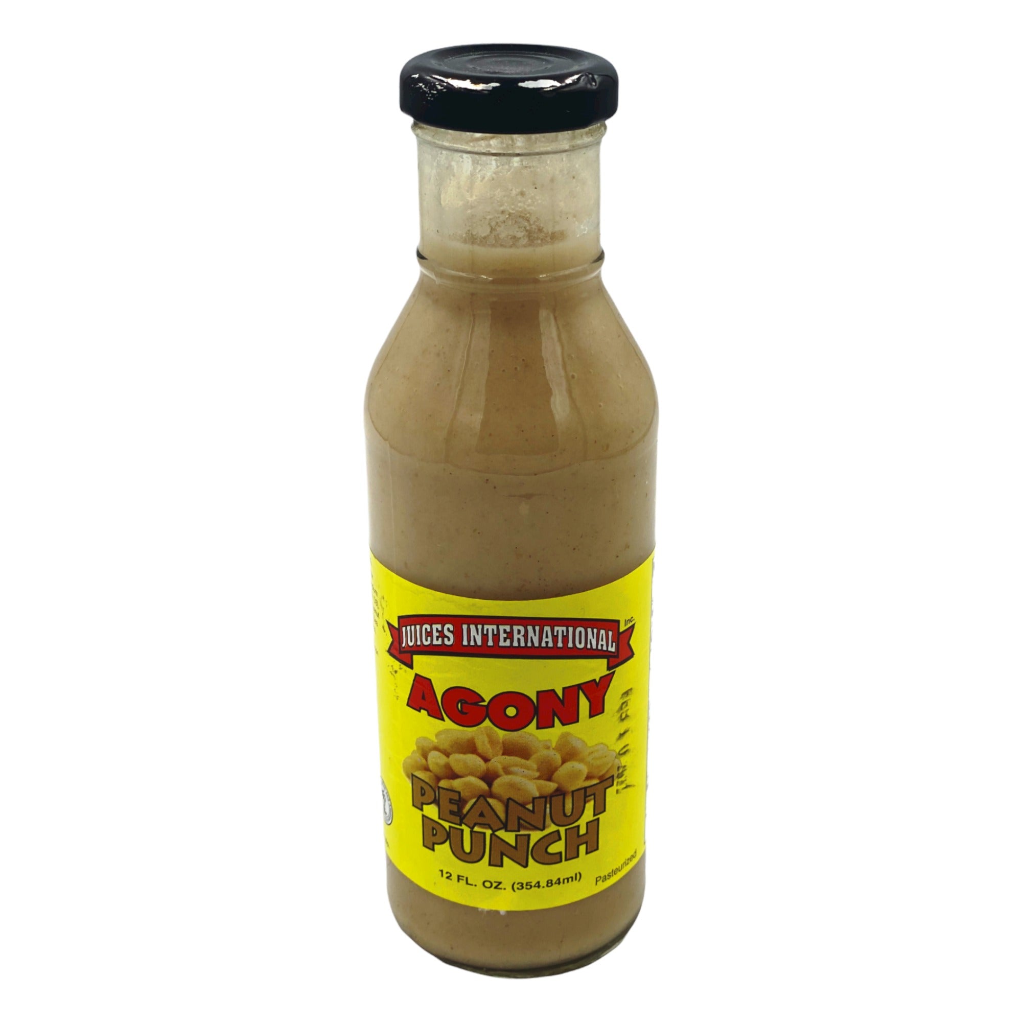 JUICES INTERNATIONAL AGONY PEANUT PUNCH 12 OZ.