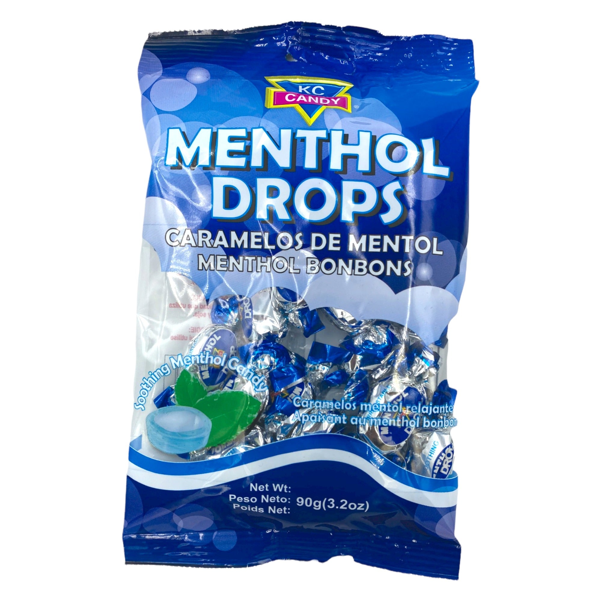 KC MENTHOL DROPS 3.2 OZ (90g)
