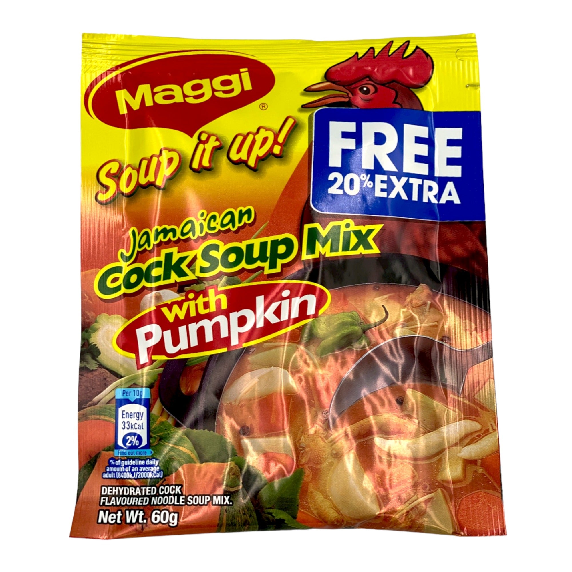 MAGGI JAMAICAN PUMPKIN COCK SOUP MIX 60 G