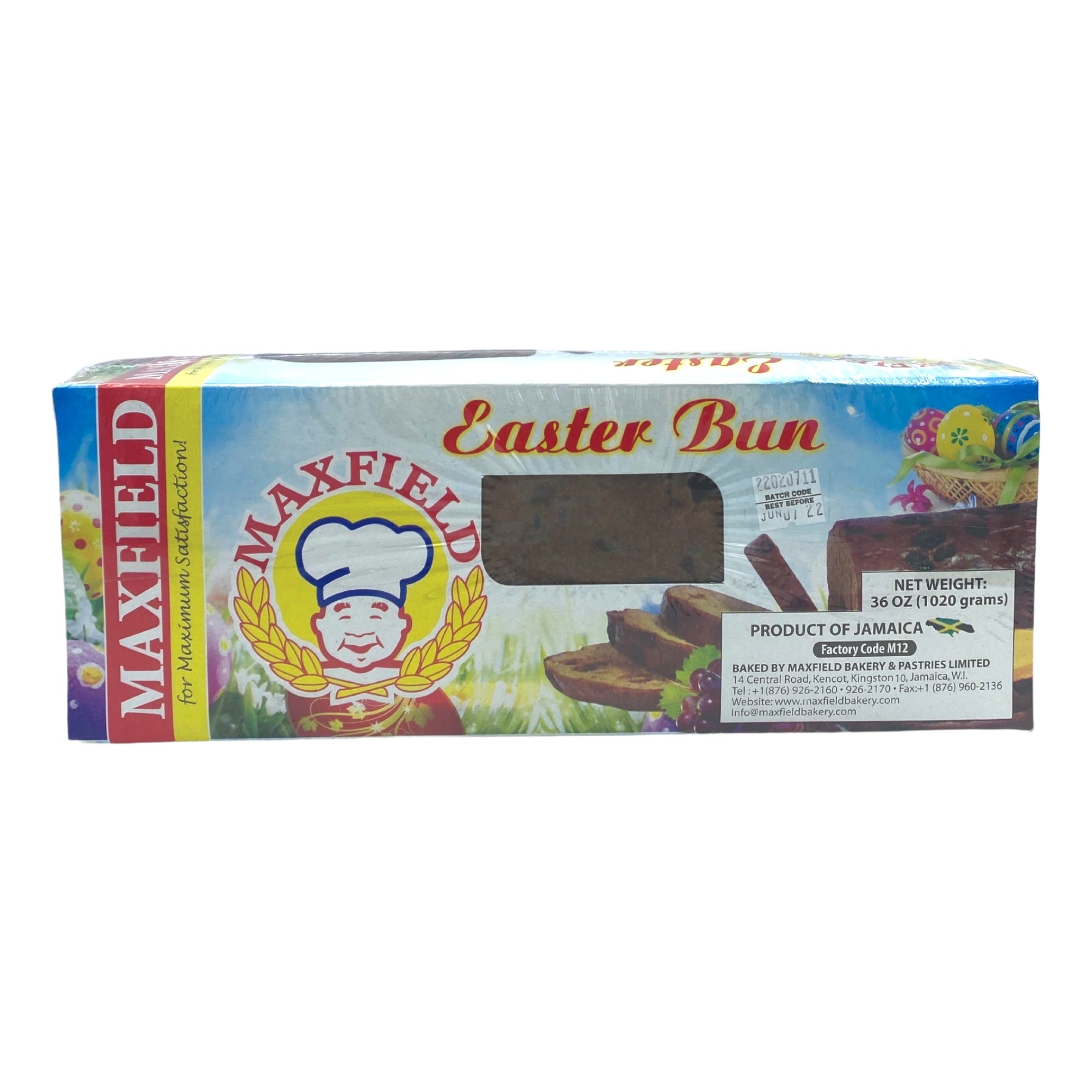 MAXFIELD EAST BUN 36 OZ.