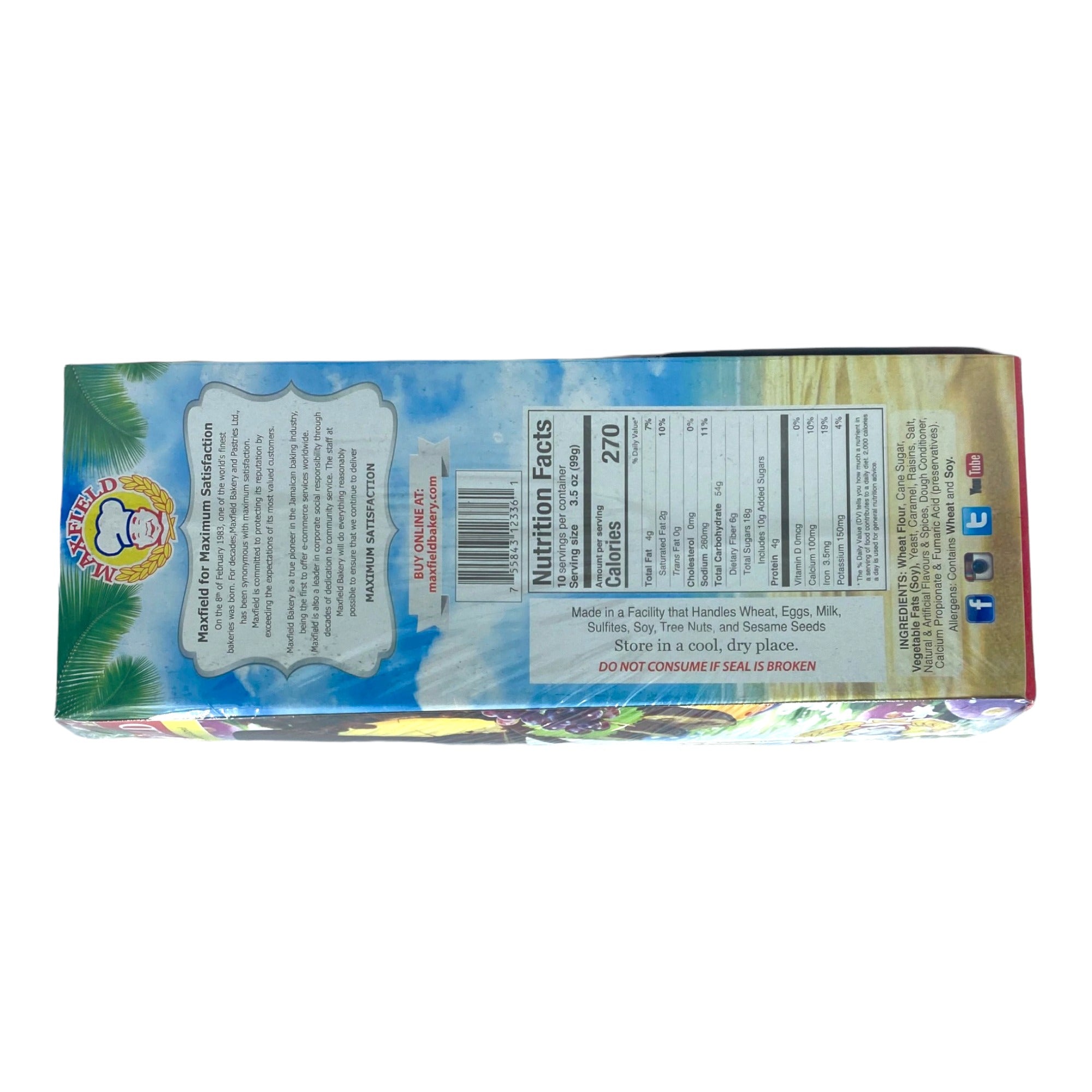 MAXFIELD EAST BUN 36 OZ.