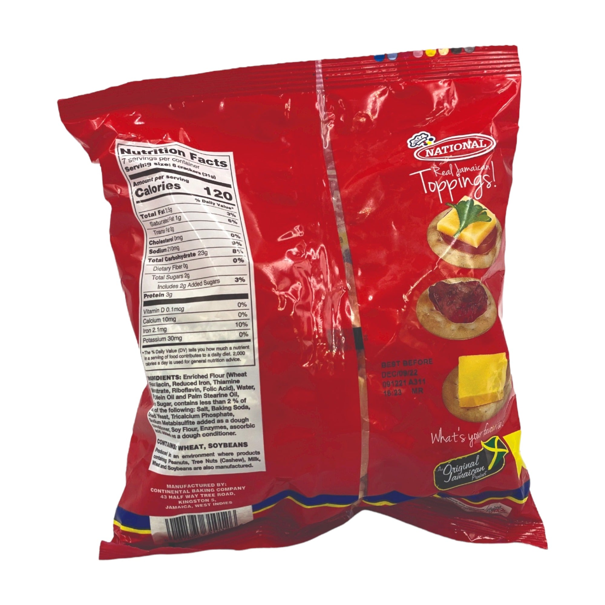 NATIONAL CREAM CRACKERS 7.9 OZ (225 G)
