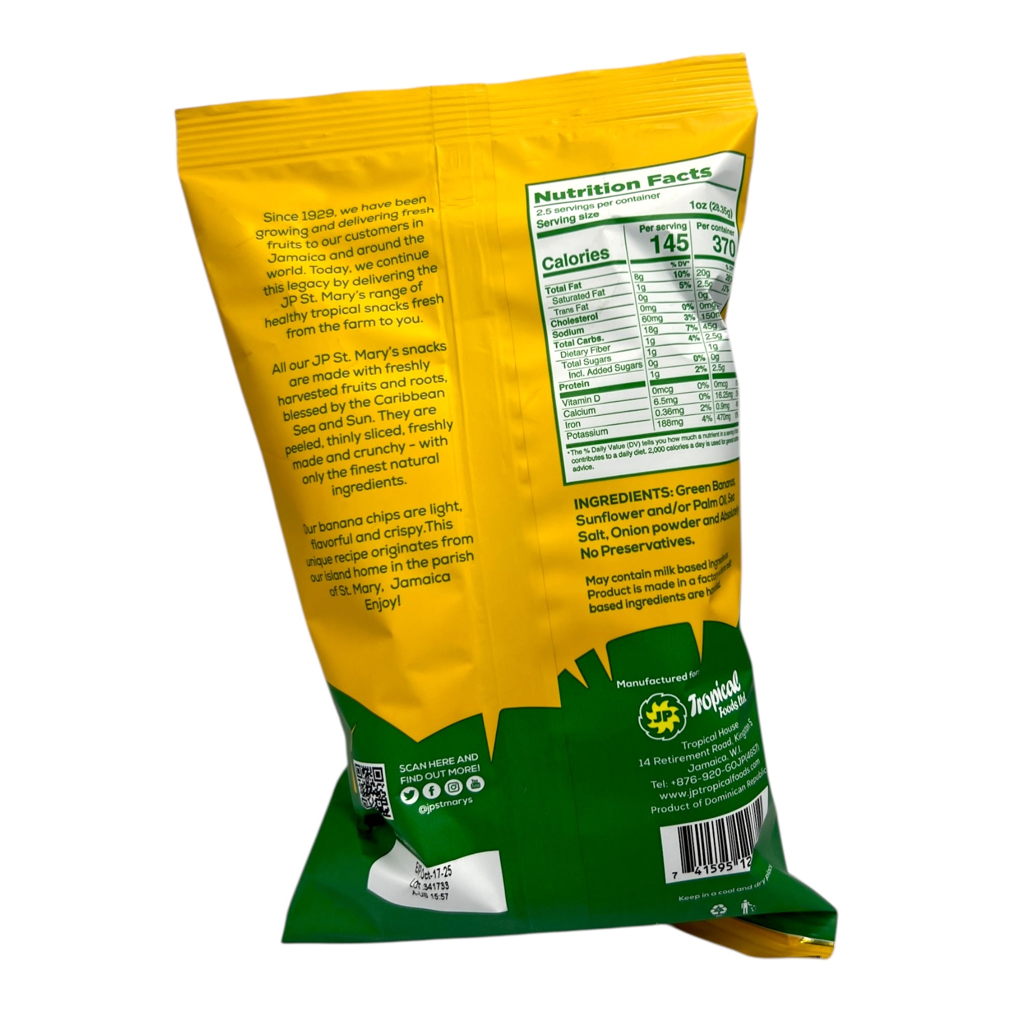St Mary's Banana Chips 71 G