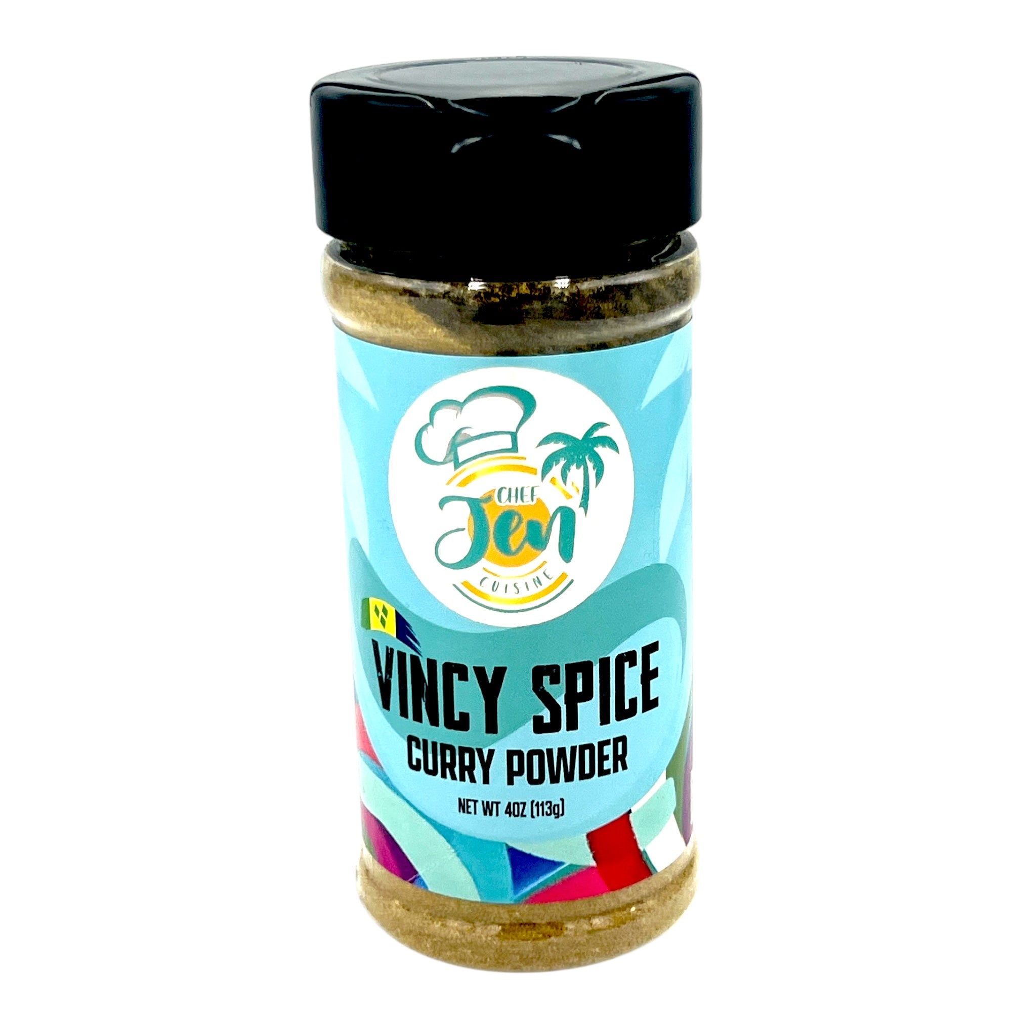 Chef Jen Cuisine Vincy Spice Curry Powder 5 Oz.