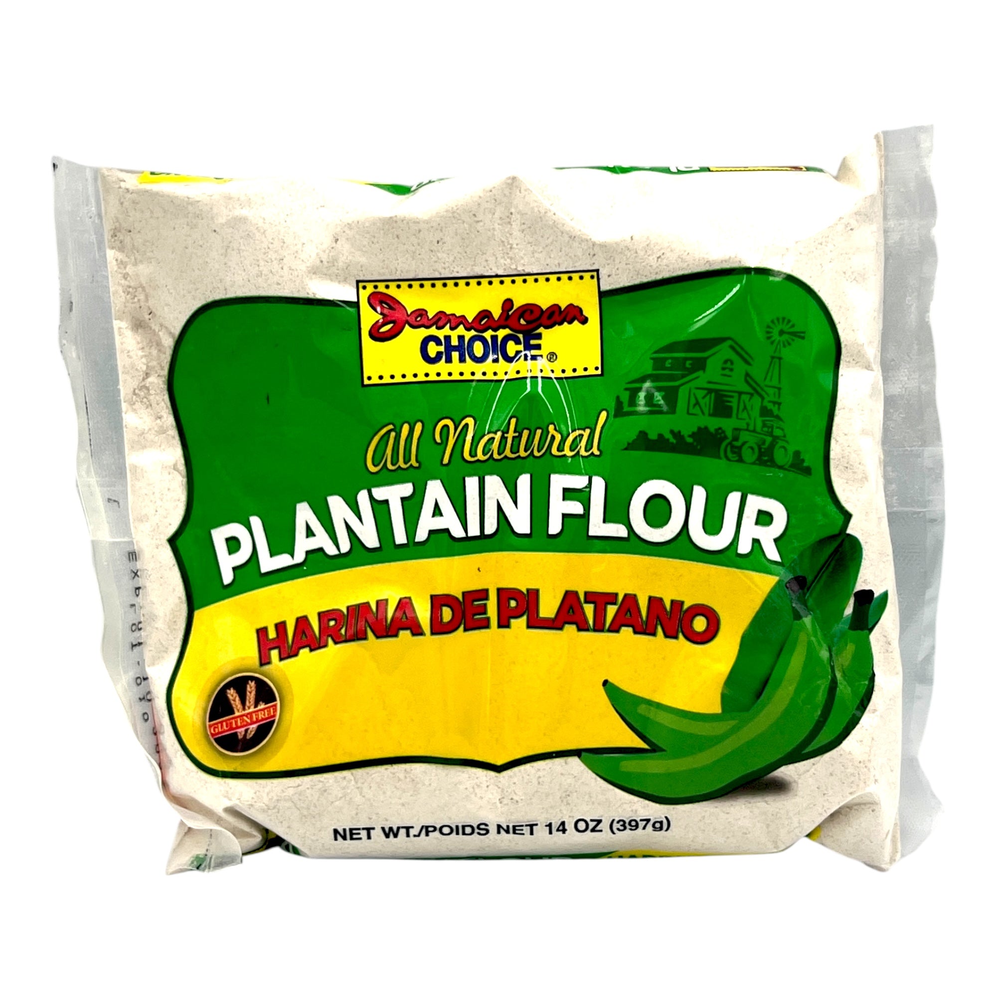 Jamaican Choice Plantain Flour 14 Oz