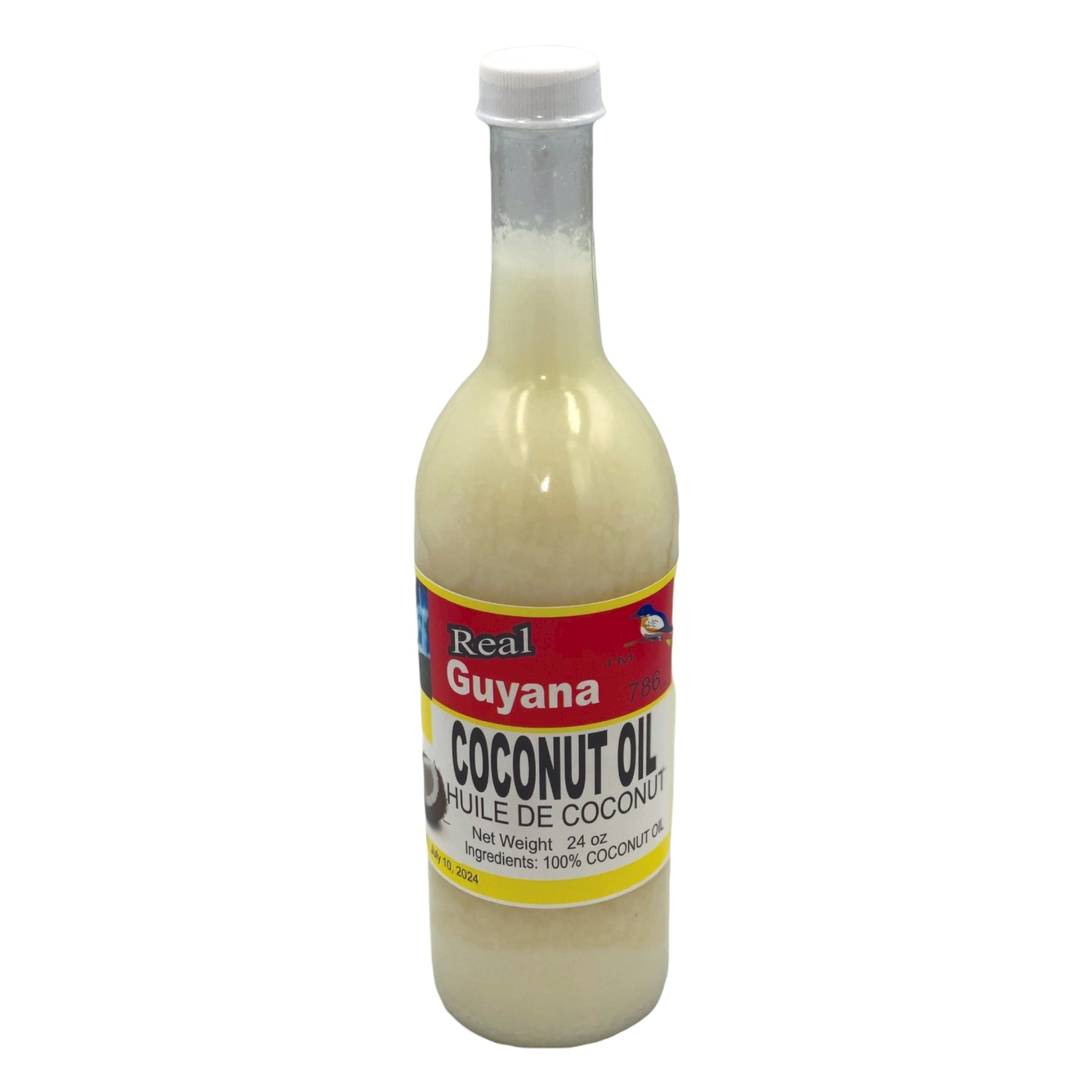 REAL GUYANA COCONUT OIL 24 OZ