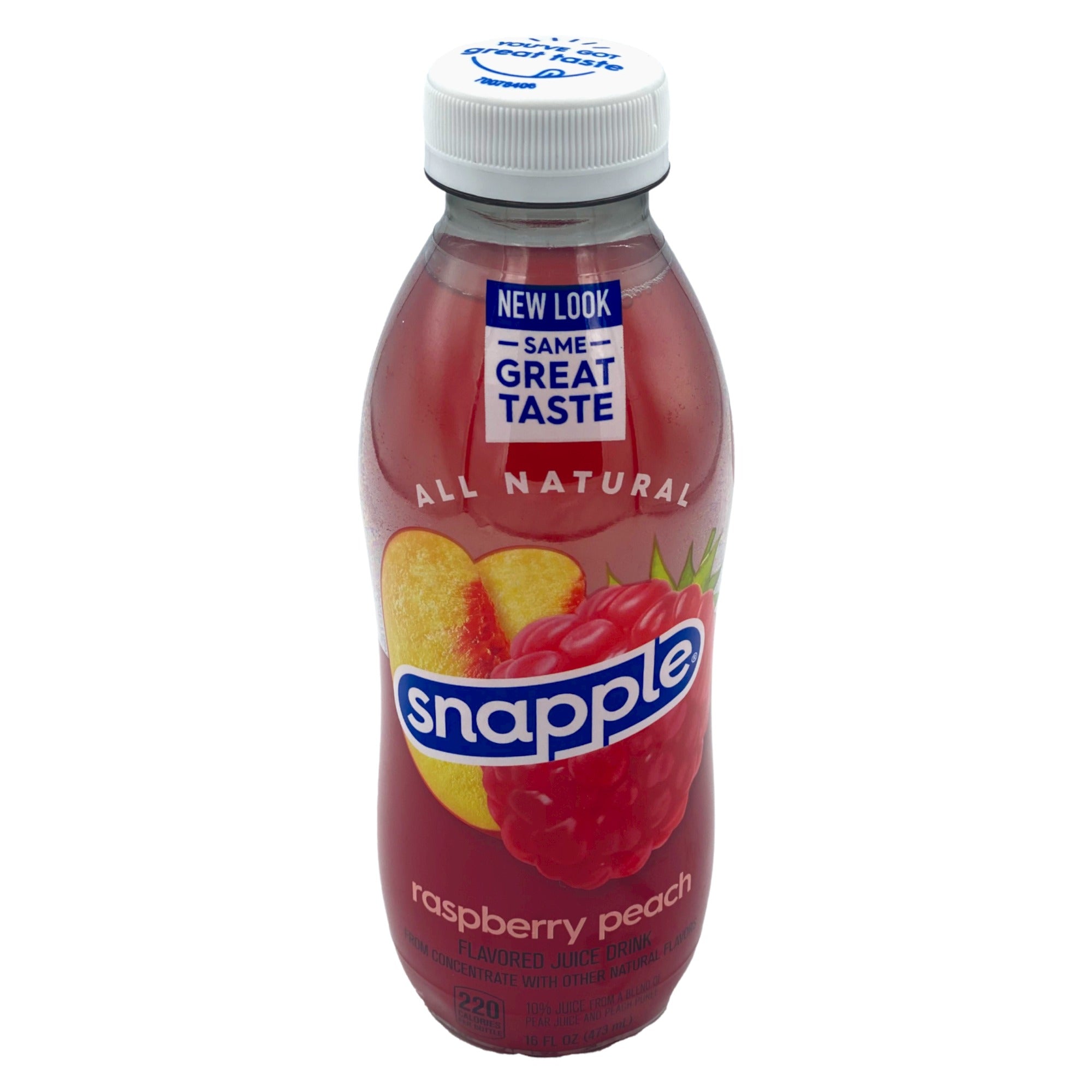 SNAPPLE RASPBERRY PEACH ICED TEA 16 FL OZ