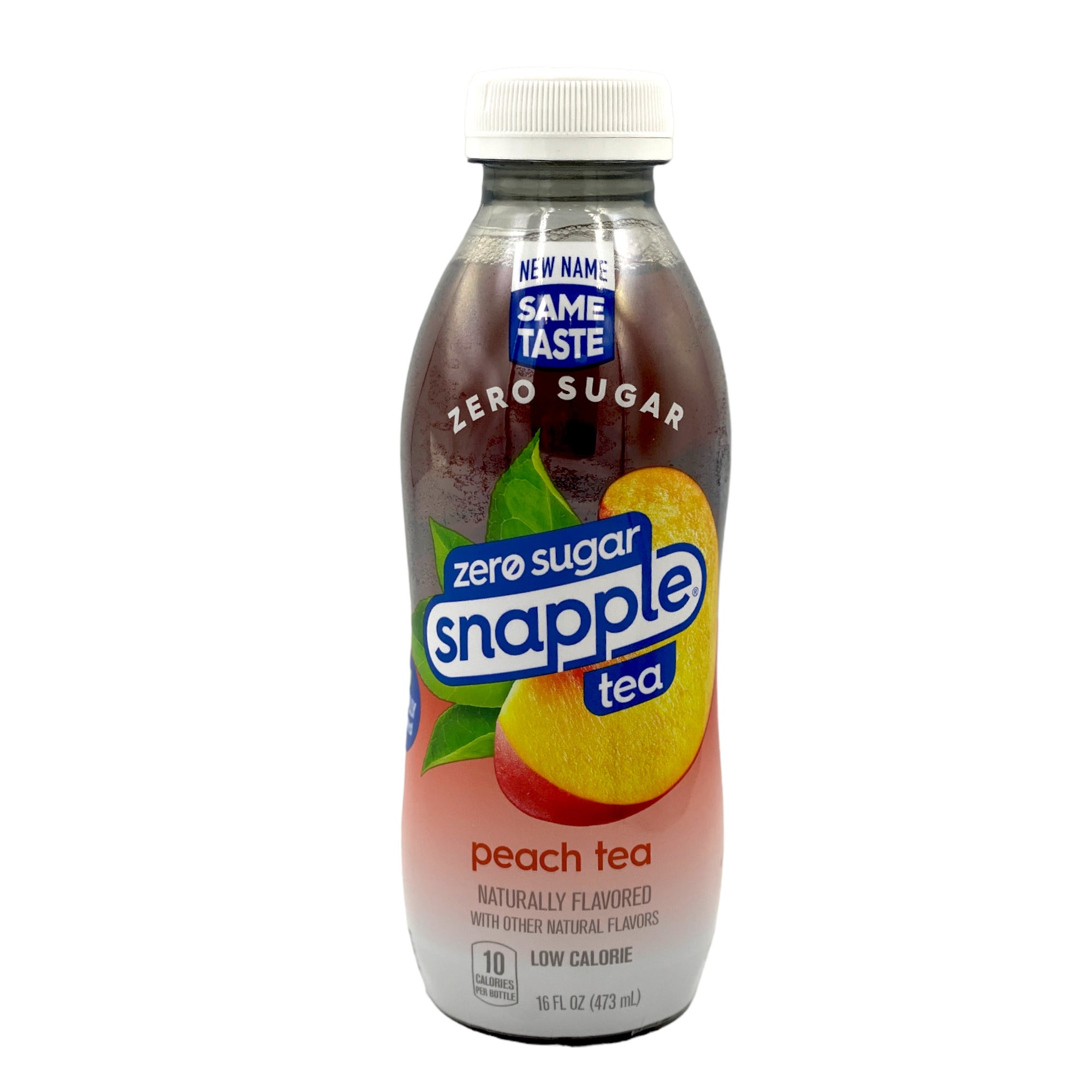 SNAPPLE ZERO SUGAR SNAPPLE PEACH TEA 16 FL OZ.