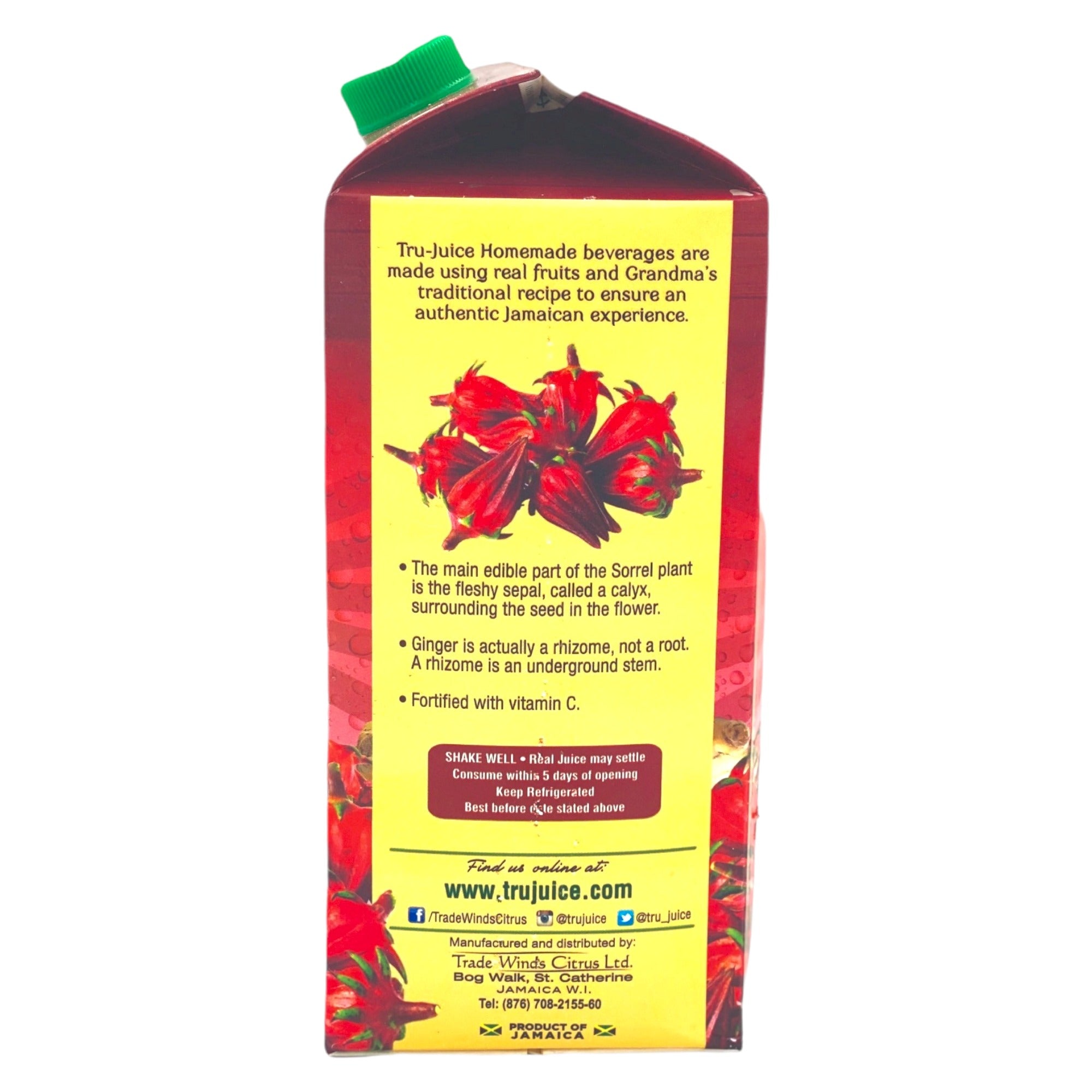 TRU JUICE SORREL 1.75L