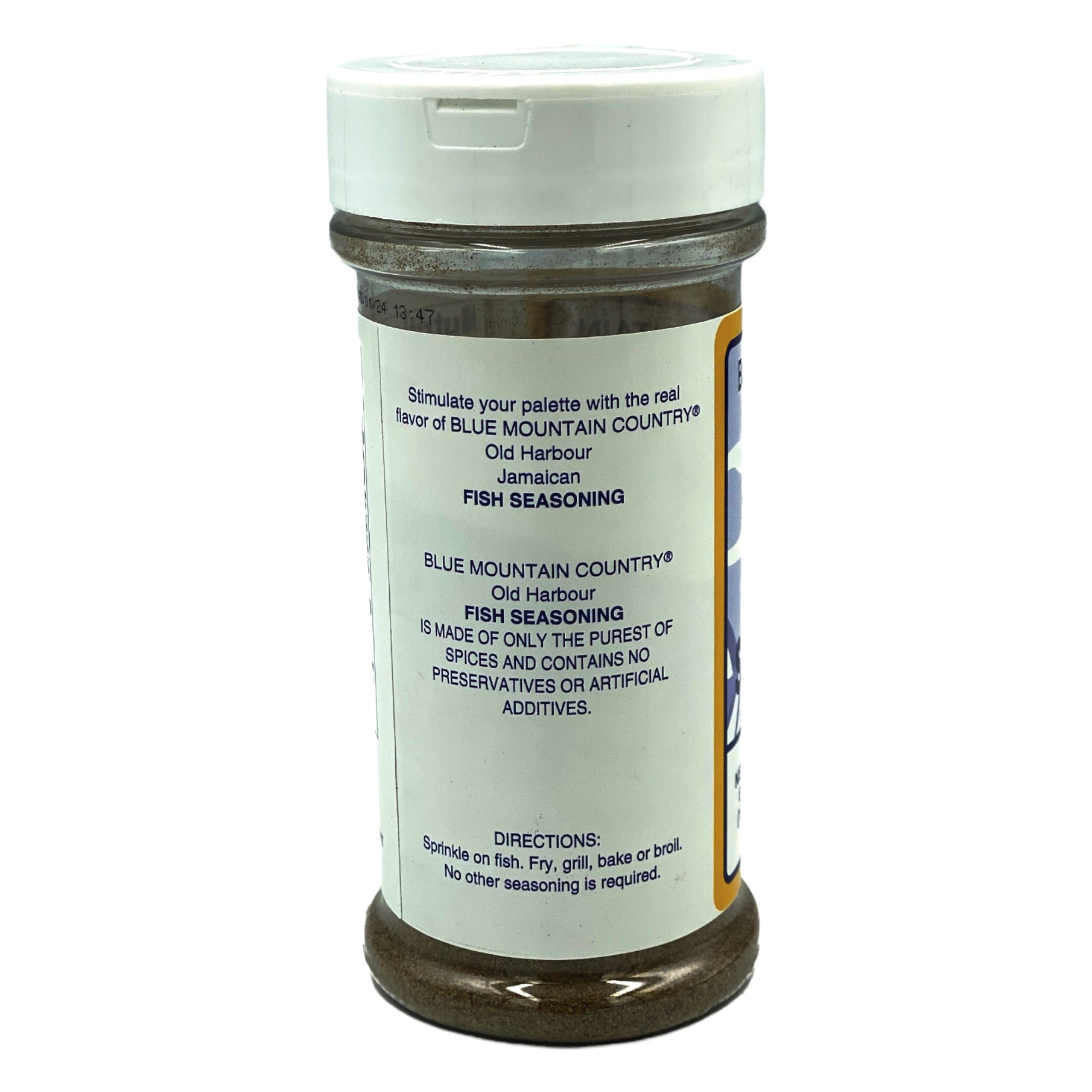 BLUE MOUNTAIN FISH SEASONING 6 OZ