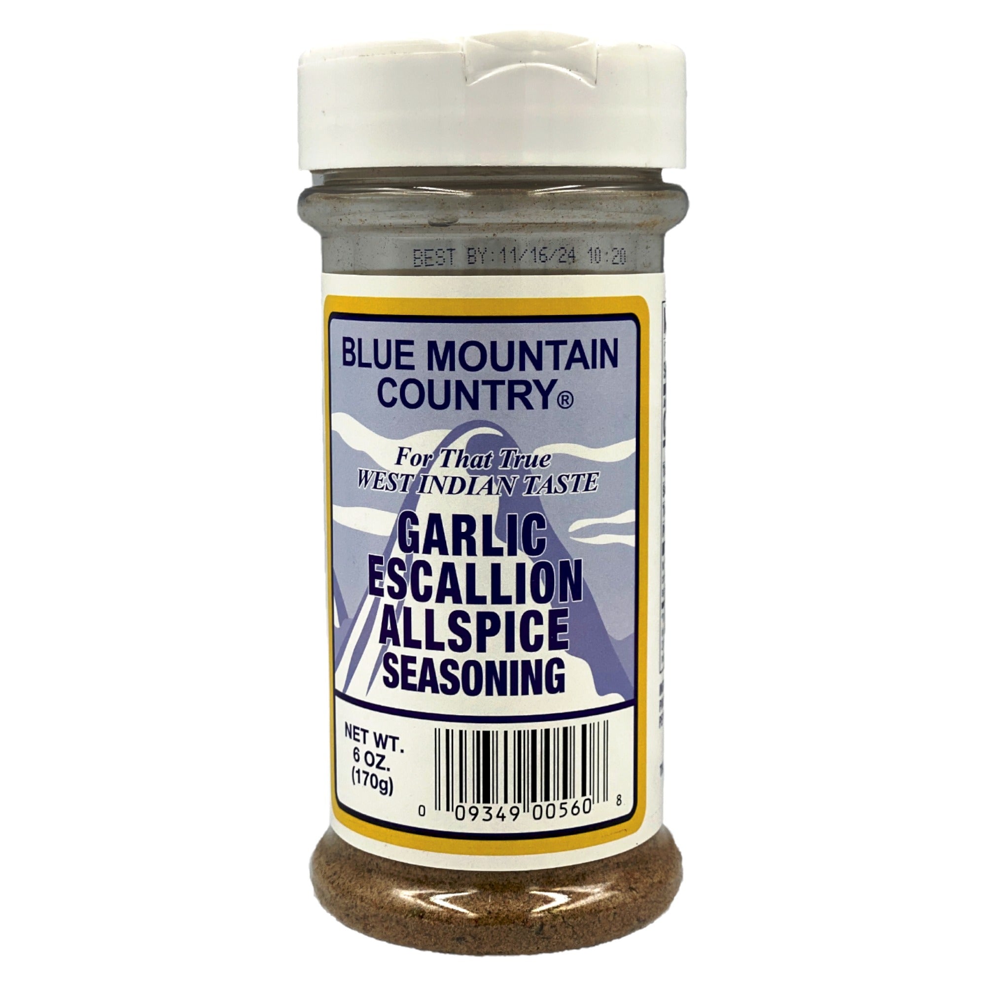 BLUE MOUNTAIN GARLIC ESCALLION ALLSPICE 6 OZ