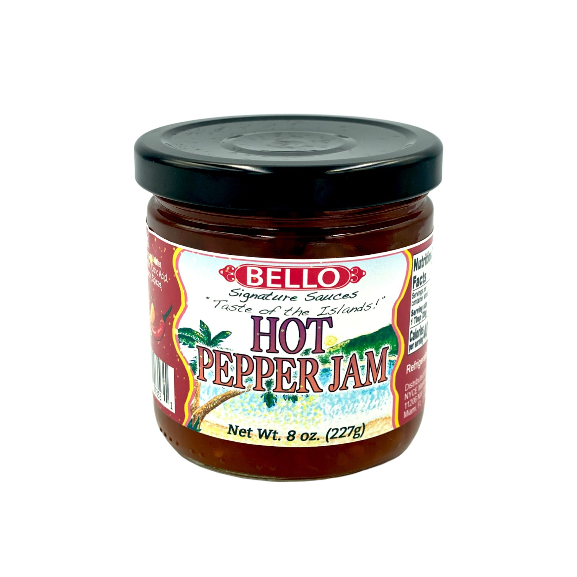 BELLO HOT PEPPER JAM 8 OZ.