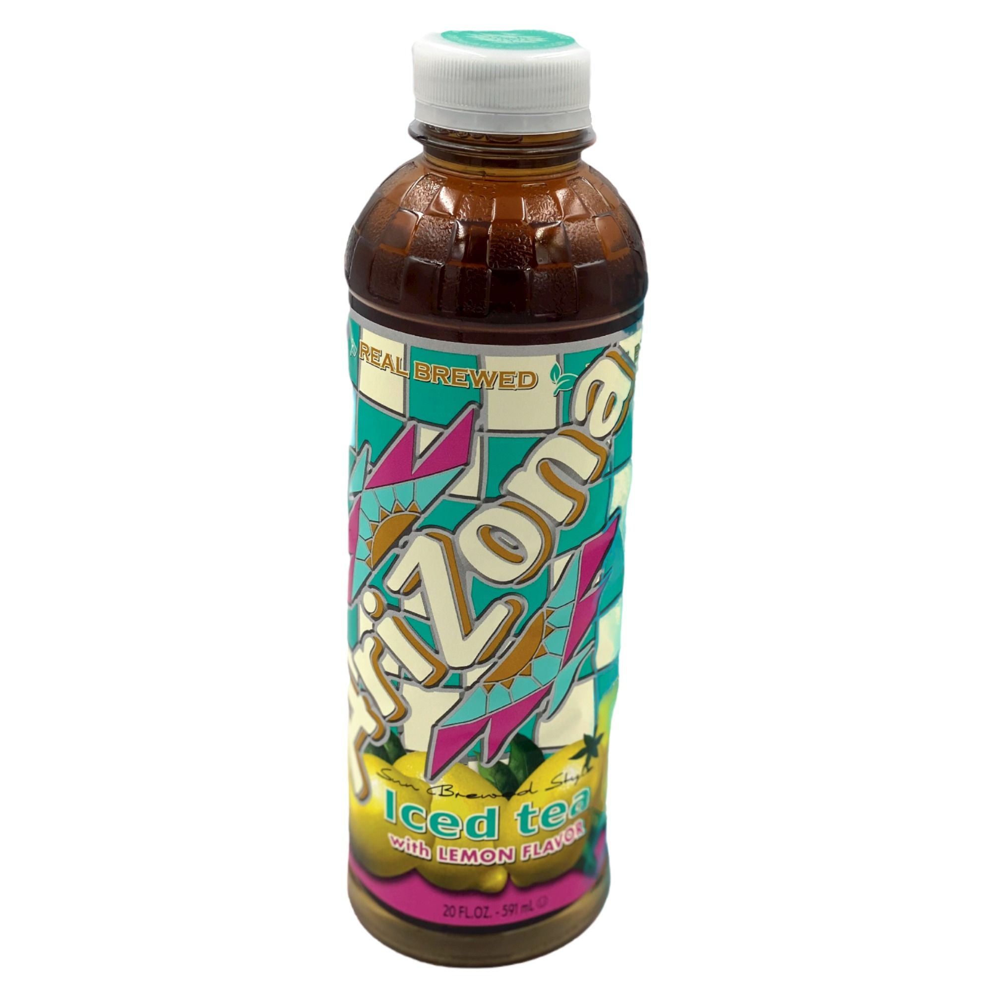 ARIZONA ICED TEA WITH LEMON FLOVOR 20 FL OZ (591mL)