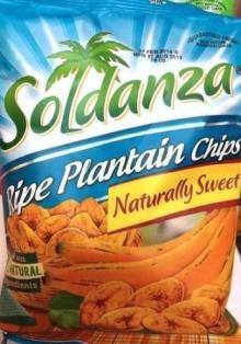 SOLDANZA RIPE PLANTAIN CHIPS 

SOLDANZA RIPE PLANTAIN CHIPS: available at Sam's Caribbean Marketplace, the Caribbean Superstore for the widest variety of Caribbean food, CDs, DVDs, and Jamaican Black Castor Oil (JBCO). 