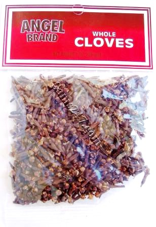 ANGEL BRAND CLOVES (WHOLE) 3 OZ. 

ANGEL BRAND CLOVES (WHOLE) 3 OZ.: available at Sam's Caribbean Marketplace, the Caribbean Superstore for the widest variety of Caribbean food, CDs, DVDs, and Jamaican Black Castor Oil (JBCO). 