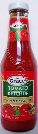 GRACE TOMATO KETCHUP MILD 13.5 OZ. 

GRACE TOMATO KETCHUP MILD 13.5 OZ.: available at Sam's Caribbean Marketplace, the Caribbean Superstore for the widest variety of Caribbean food, CDs, DVDs, and Jamaican Black Castor Oil (JBCO). 