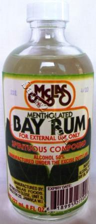 MCLAS BAY RUM 8 OZ. 

MCLAS BAY RUM 8 OZ.: available at Sam's Caribbean Marketplace, the Caribbean Superstore for the widest variety of Caribbean food, CDs, DVDs, and Jamaican Black Castor Oil (JBCO). 