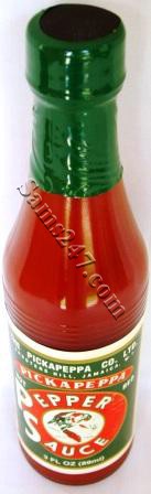 PICKAPEPPA RED SAUCE 3 OZ. 

PICKAPEPPA RED SAUCE 3 OZ.: available at Sam's Caribbean Marketplace, the Caribbean Superstore for the widest variety of Caribbean food, CDs, DVDs, and Jamaican Black Castor Oil (JBCO). 
