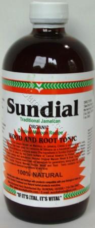 SUNDIAL WOOD AND ROOT TEA 16 OZ. 

SUNDIAL WOOD AND ROOT TEA 16 OZ.: available at Sam's Caribbean Marketplace, the Caribbean Superstore for the widest variety of Caribbean food, CDs, DVDs, and Jamaican Black Castor Oil (JBCO). 