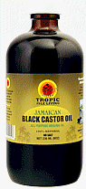 TROPIC ISLE JAMAICAN BLACK CASTOR OIL 8 OZ. 