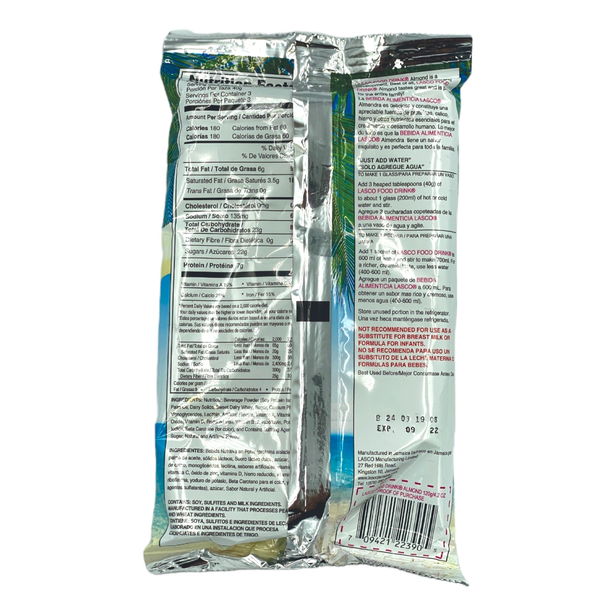 LASCO ALMOND 4.2 OZ (120g)