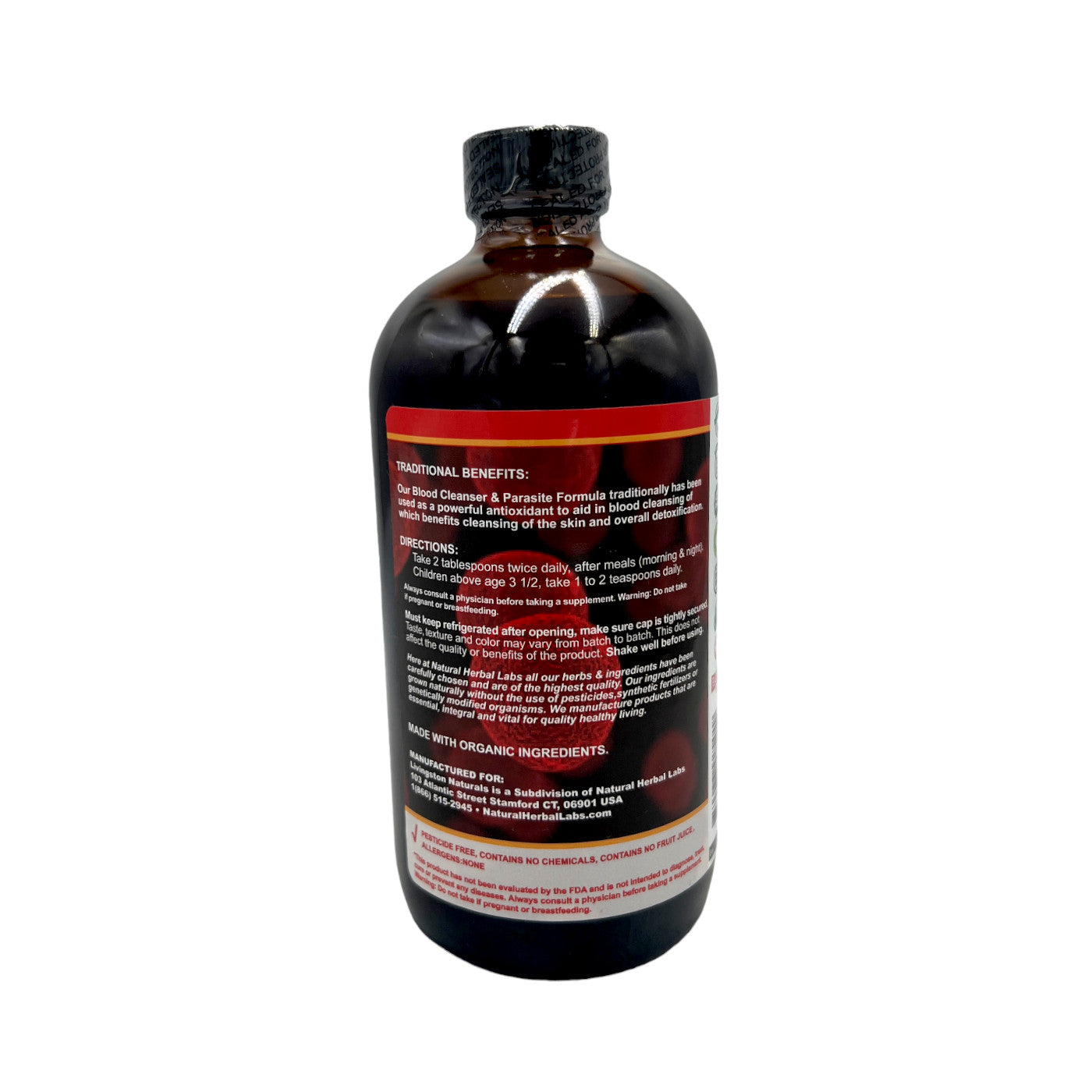 LIVINGSTON NATURALS BLOOD CLEANSER & PARASITE CLEANSE
