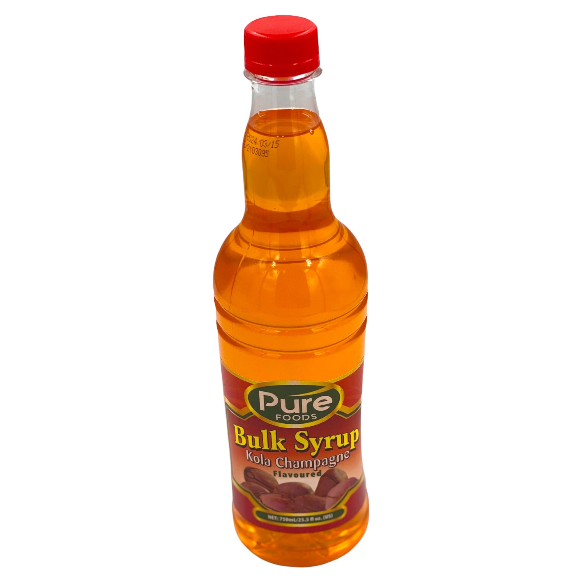 PURE BULK SYRUP KOLA CHAMPANGE 25 OZ.