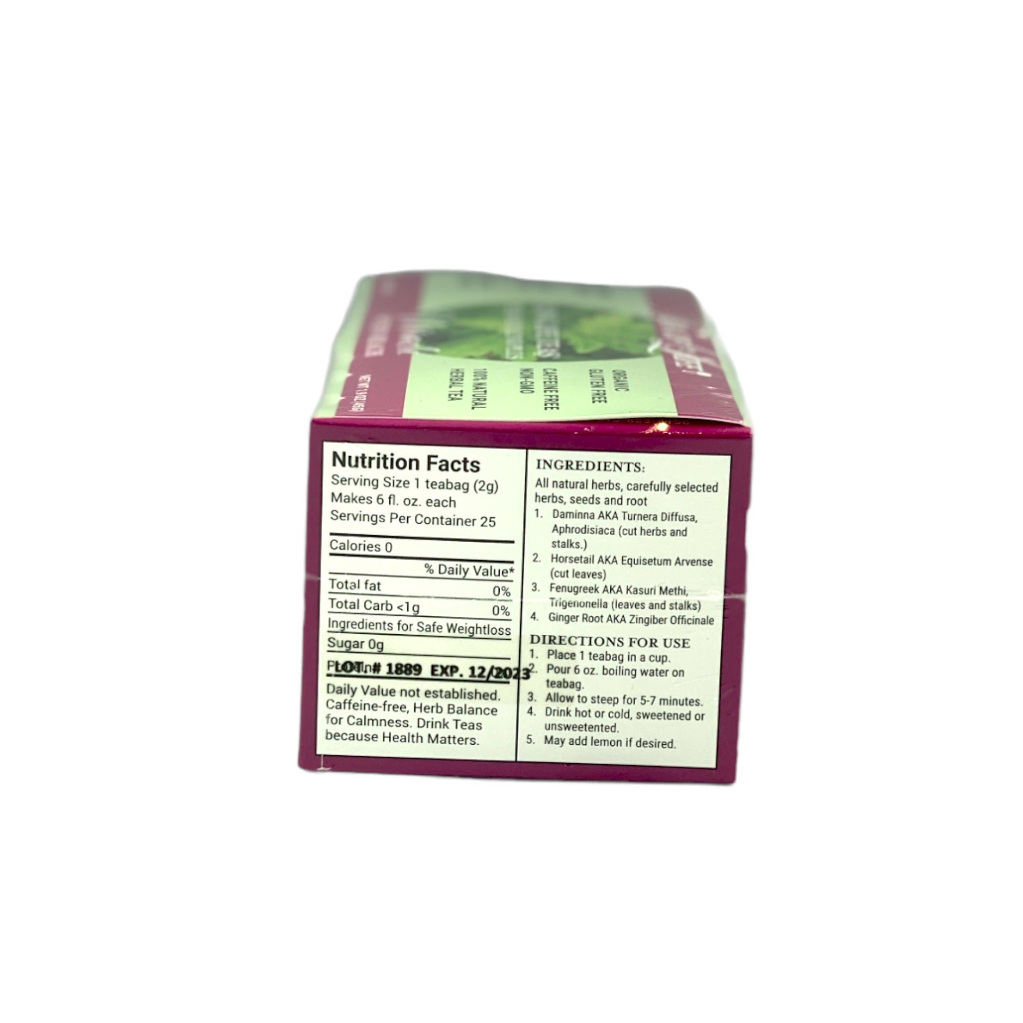 TEA OF LIFE PLEASURE BLEND PLUS TEA 1.9 OZ